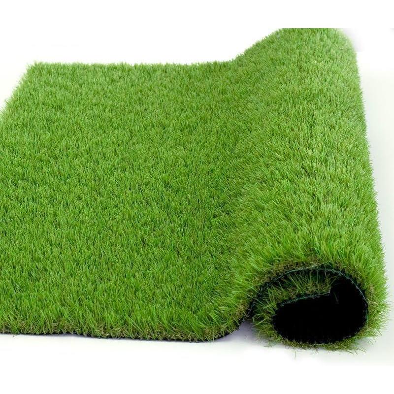 imageRealistic Artificial Grass Turf Lawn4FTX6FT 138quot Indoor Outdoor Garden Lawn Landscape Synthetic Grass Mat Fake Grass Rug
