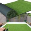 imagePremium Synthetic Artificial Grass Turf 138inch Pile Height 7FTX15FT High Density Fake Faux Grass Turf Natural and Realistic Looking Garden Pet Dog Lawn