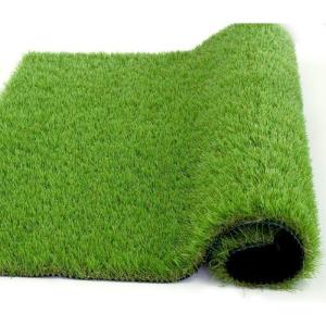Realistic Artificial Grass Turf Lawn-4FTX6FT, 1.38″ Indoor Outdoor Garden Lawn Landscape Synthetic Grass Mat Fake Grass Rug