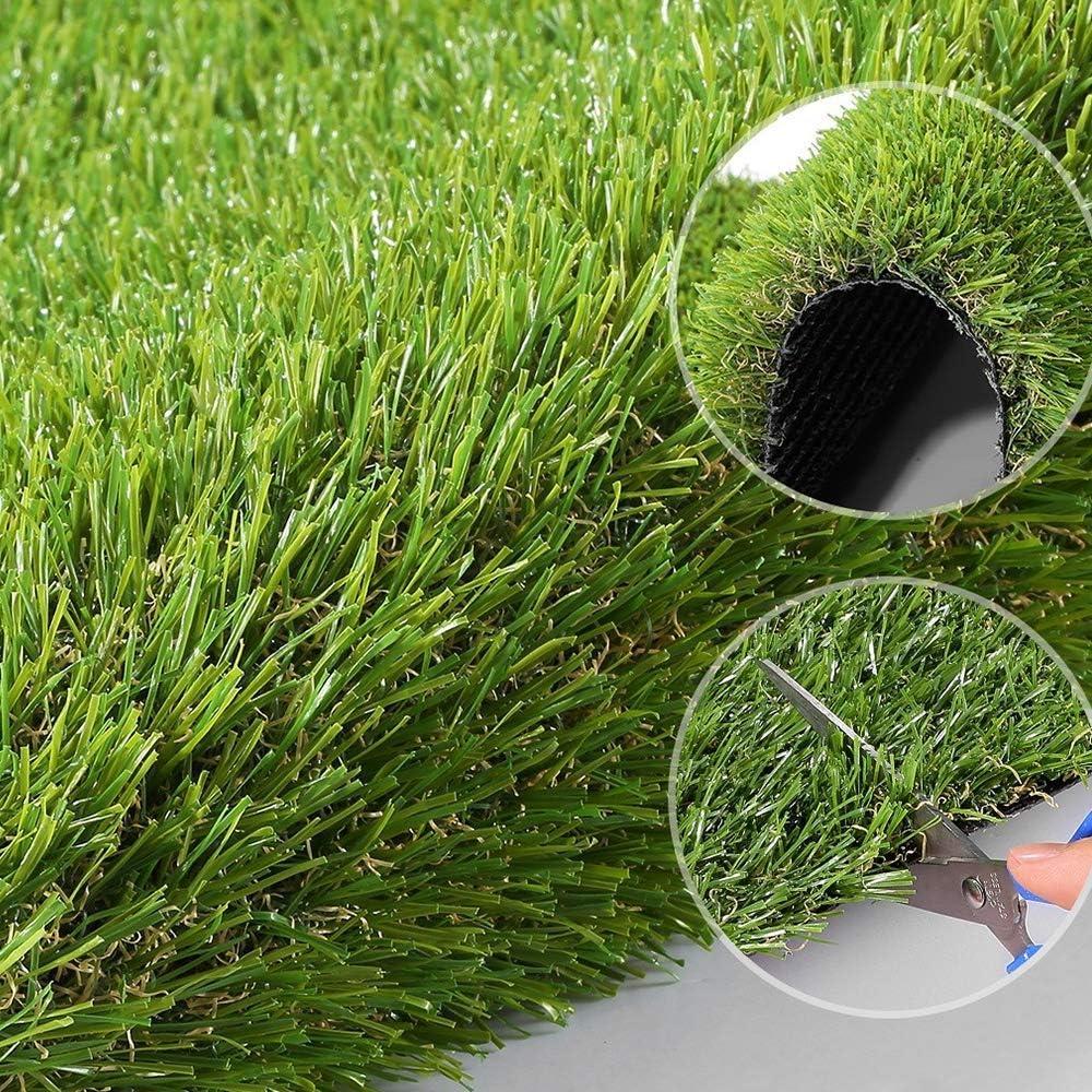 imageLITA Artificial Grass Turf Lawn Customized Size 11 x 13 Feet 08quot Indoor Outdoor Garden Lawn Landscape Synthetic Grass Mat Fake Grass Rug
