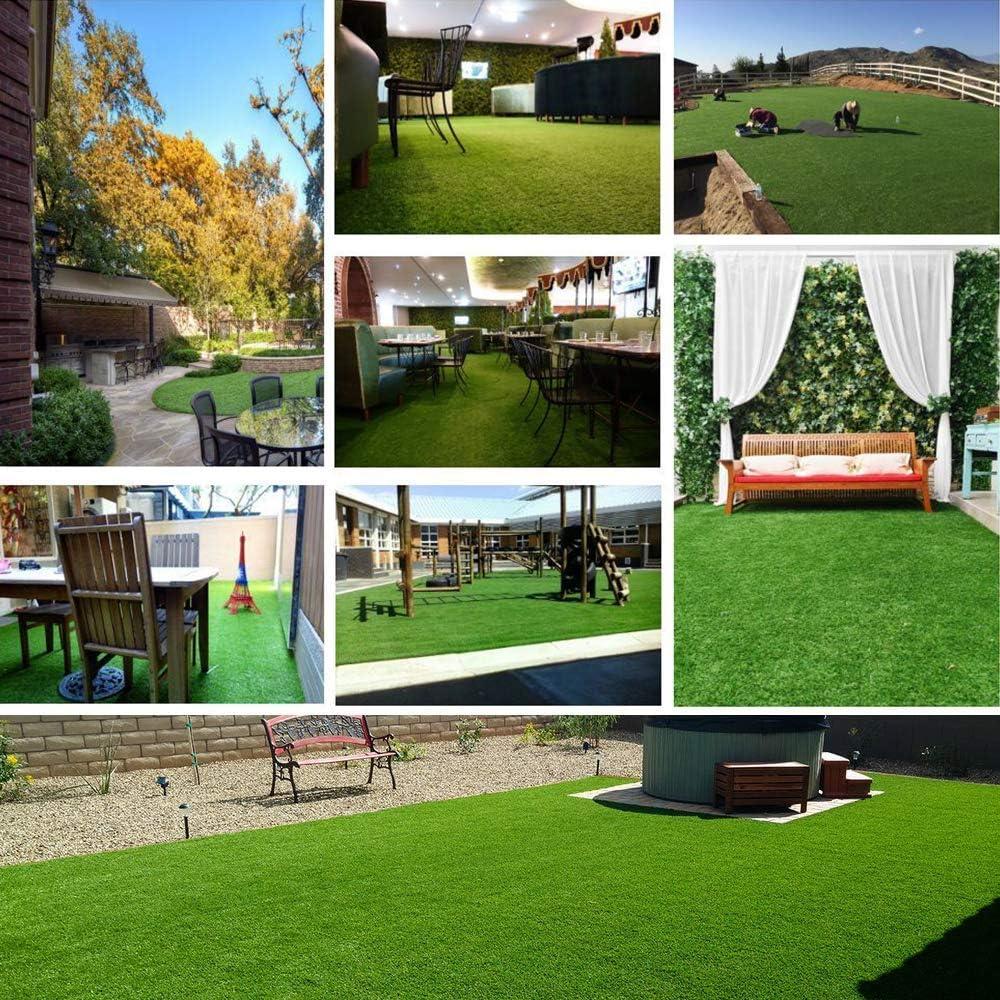 imageLITA Artificial Grass Turf Lawn Customized Size 11 x 13 Feet 08quot Indoor Outdoor Garden Lawn Landscape Synthetic Grass Mat Fake Grass Rug