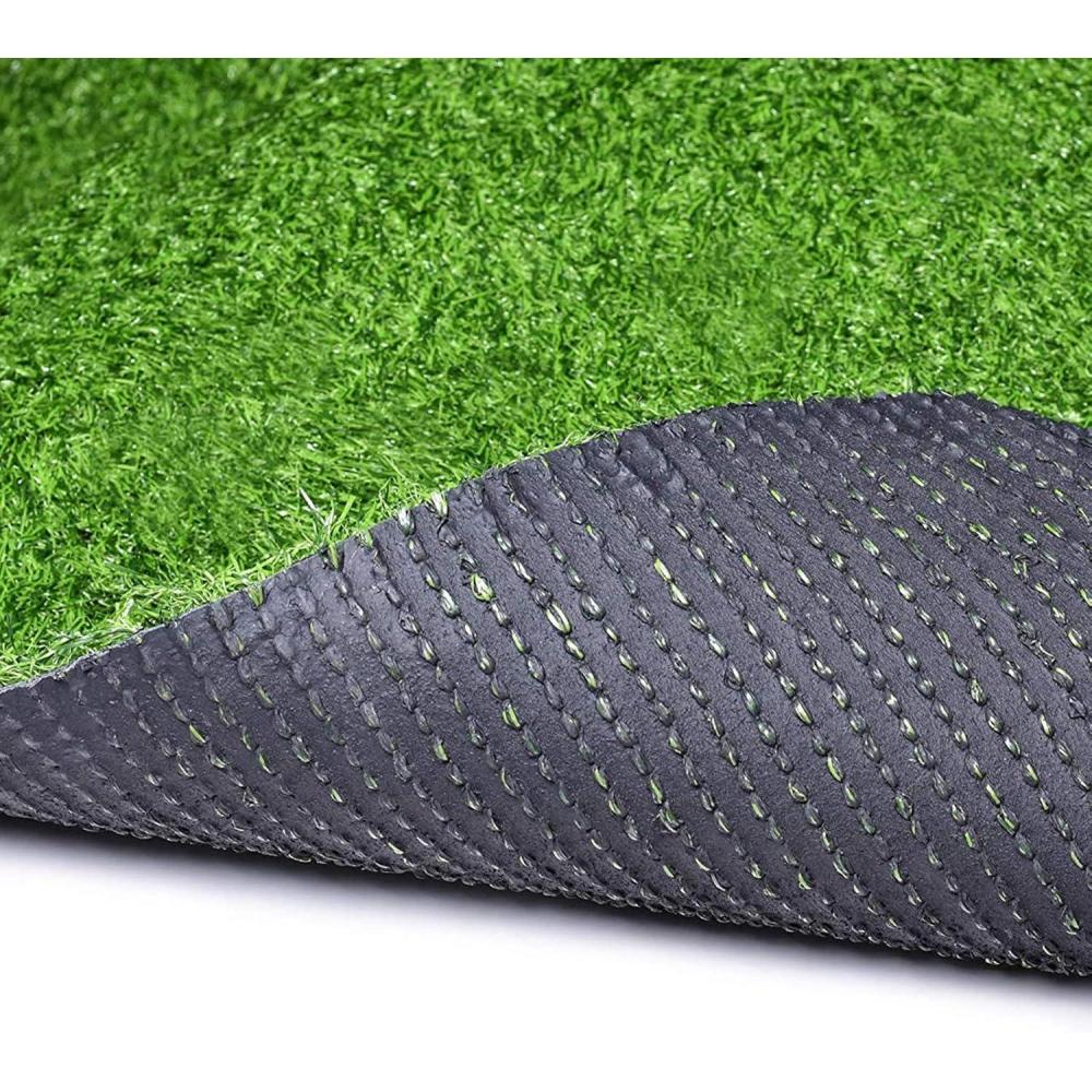 imageLITA Artificial Grass Synthetic Turf 3FTx46FT  OutdoorIndoor Fake Grass RugRealistic Astroturf for DogsCustom Size Provided