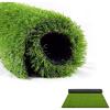 imageLITA 7ft x 13ft Realistic Deluxe Artificial Grass Synthetic Thick Lawn Turf Carpet Perfect for IndoorOutdoor Landscape 7X13 Green