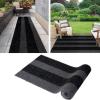 imageLITA Artificial Grass Outdoor Rug Artificial Turf Customized 2 x 12 Feet BlackGray Zebra Stripe Fake Grass 08quot Pile Height Astroturf Carpet Mat for Patio Balcony Pool Deck Playground Tennis