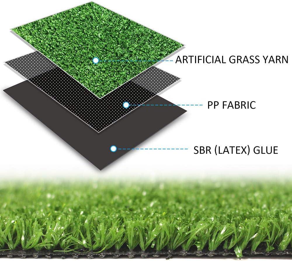 image:imageLITA Artificial Grass Turf Lawn4 Feet x 11 Feet 04 Indoor Outdoor Rug Synthetic Grass Mat Fake Grass