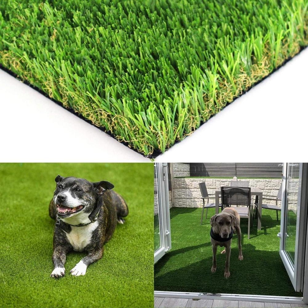 image:imageRealistic Artificial Grass Turf 2FTX3FT6 Square FT Indoor Outdoor Garden Lawn Landscape Synthetic Grass Mat