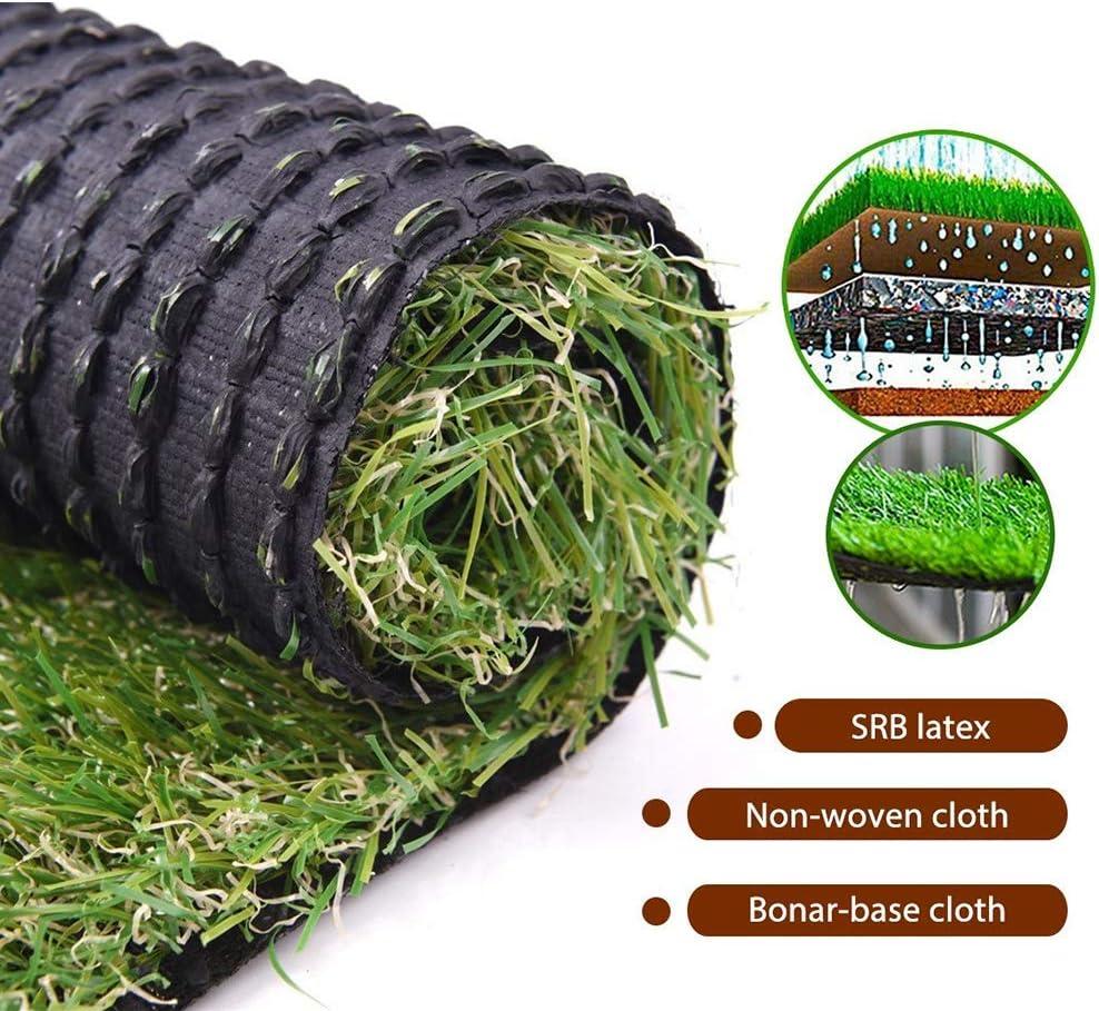image:imageLITA Artificial Grass Turf Lawn Customized Size 2 x 12 Feet 08 Indoor Outdoor Garden Lawn Landscape Synthetic Grass Mat Fake Grass Rug