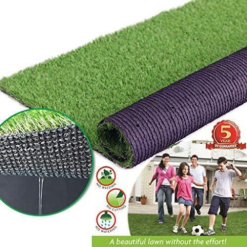 image:imageRealistic Artificial Grass Turf Lawn11FTX13FT 138 Indoor Outdoor Garden Lawn Landscape Synthetic Grass Mat Fake Grass Rug