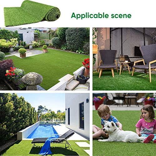 image:imageRealistic Artificial Grass Turf Lawn11FTX13FT 138 Indoor Outdoor Garden Lawn Landscape Synthetic Grass Mat Fake Grass Rug